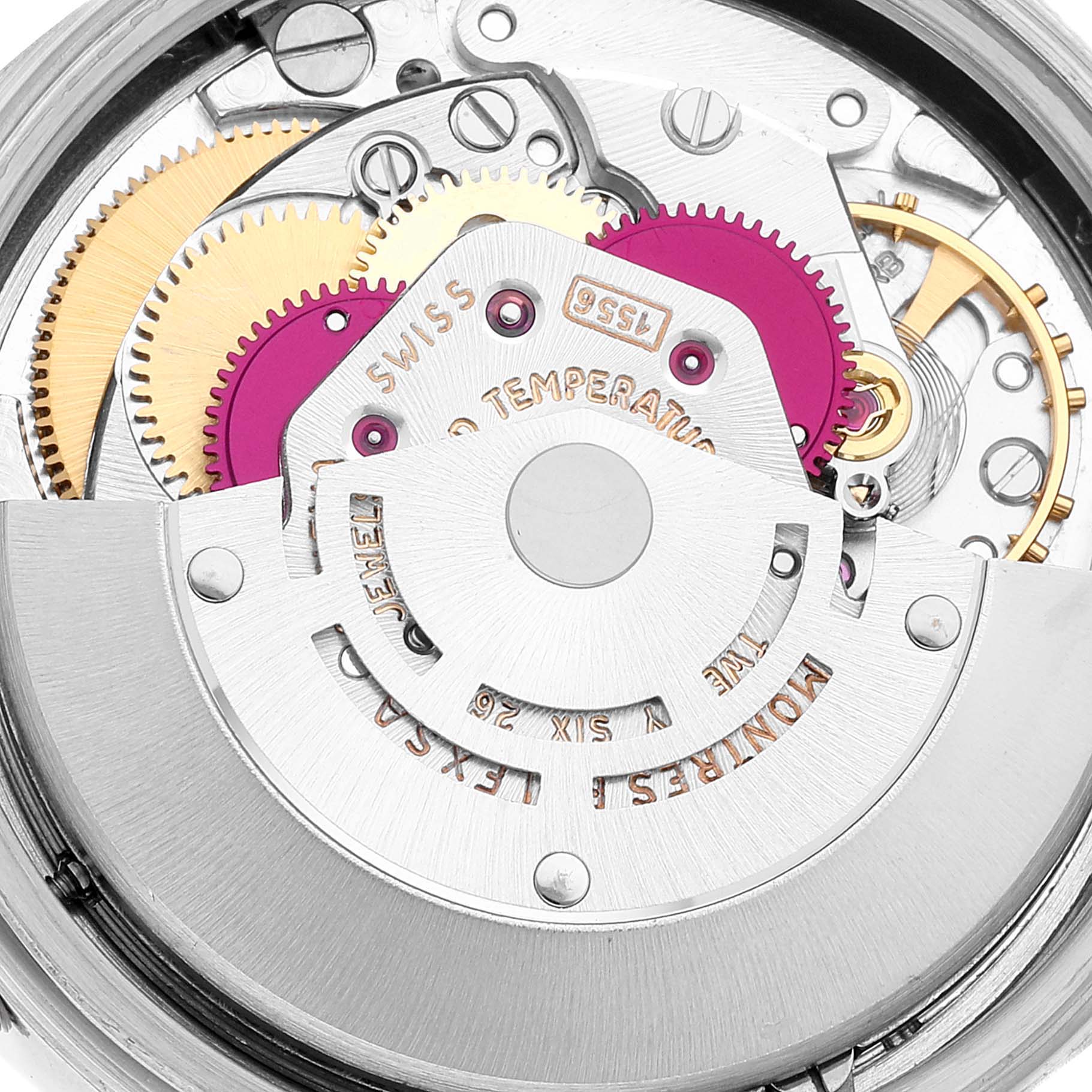 Rolex Day-Date President White Gold Silver Sigma Dial Vintage Mens Watch 1803