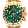 Rolex Daytona Yellow Gold Green Dial John Mayer Mens Watch 116508 Box Card