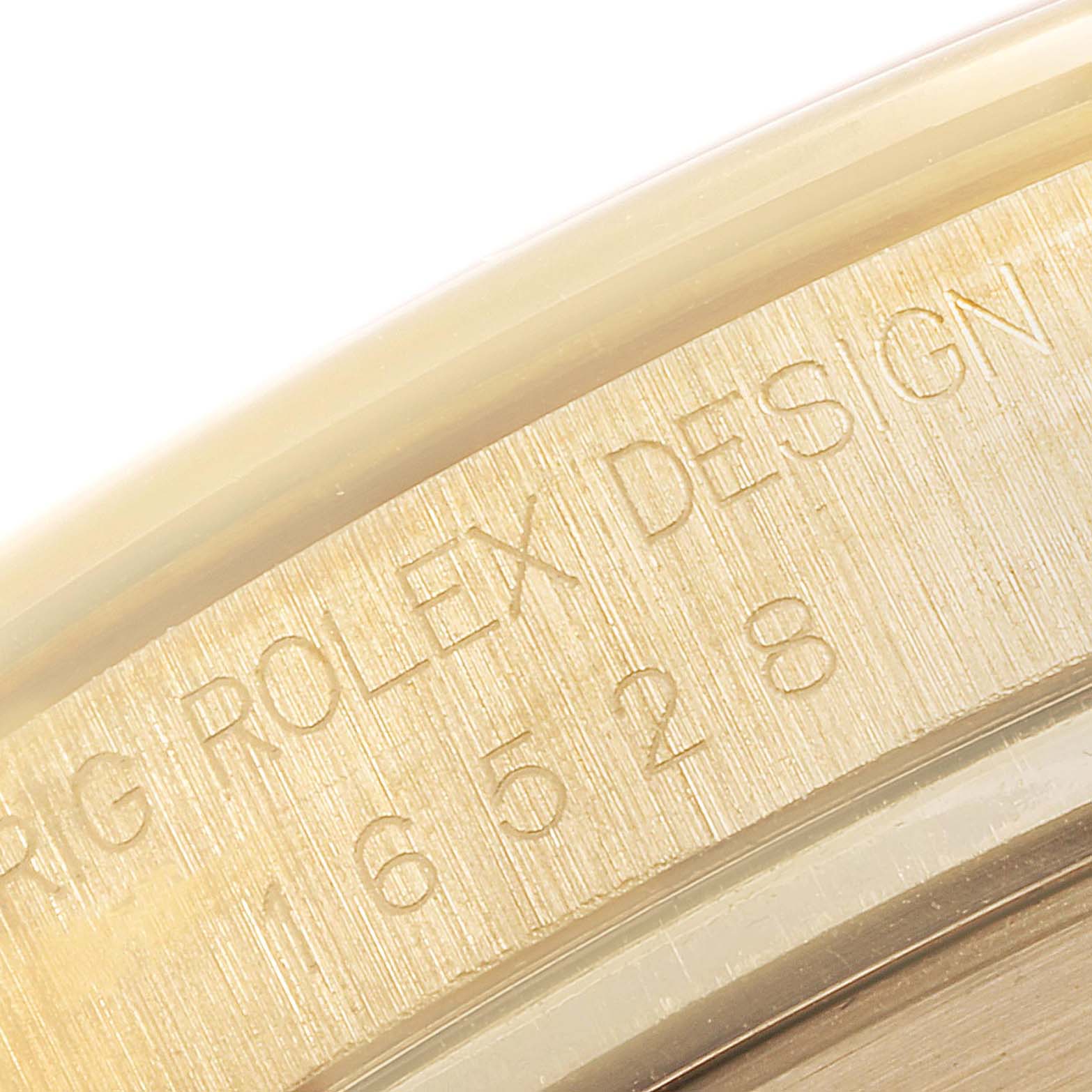 Rolex Daytona 18k Yellow Gold Inverted 6 Diamond Dial Mens Watch 16528