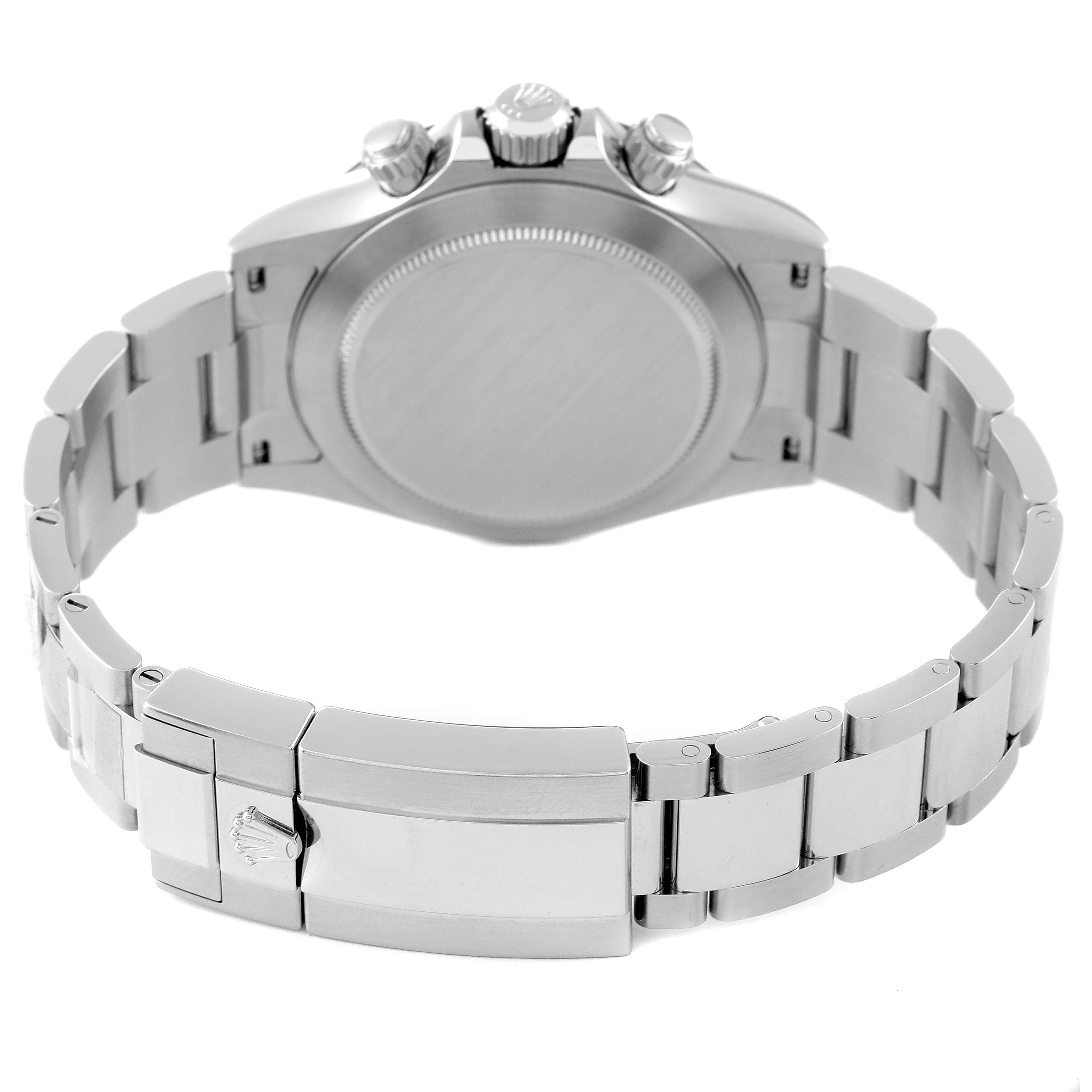 Rolex Daytona Ceramic Bezel White Dial Steel Mens Watch 116500 Box Card
