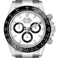 Rolex Daytona Ceramic Bezel White Dial Steel Mens Watch 116500 Unworn