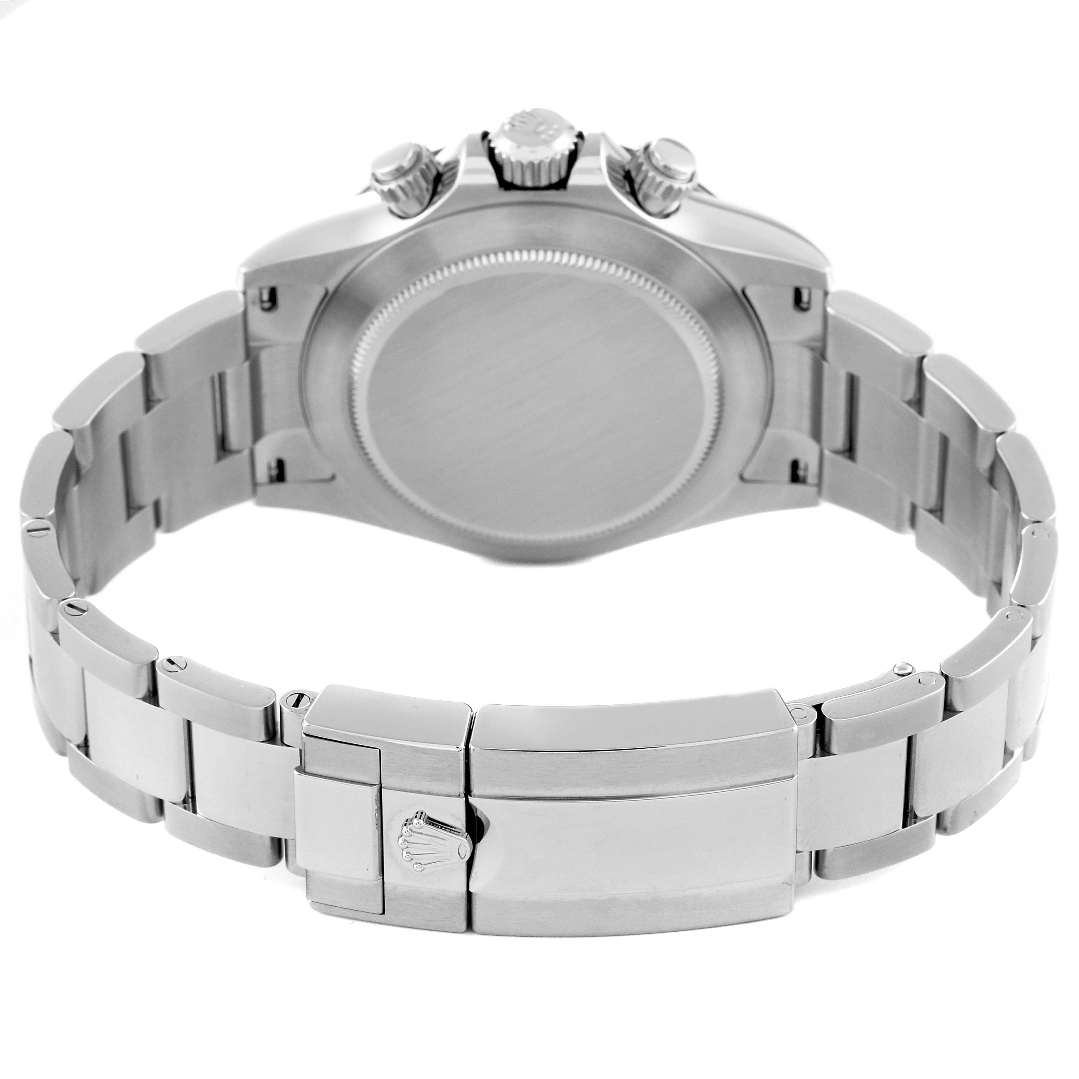 Rolex Daytona Ceramic Bezel White Dial Steel Mens Watch 116500 Unworn