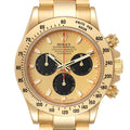 Rolex Daytona Champagne Dial Yellow Gold Chronograph Mens Watch 116528