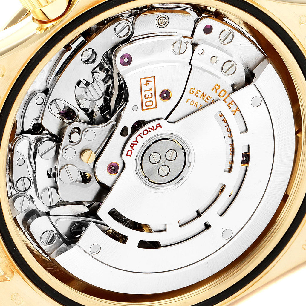 Rolex Daytona Champagne Dial Yellow Gold Chronograph Mens Watch 116528