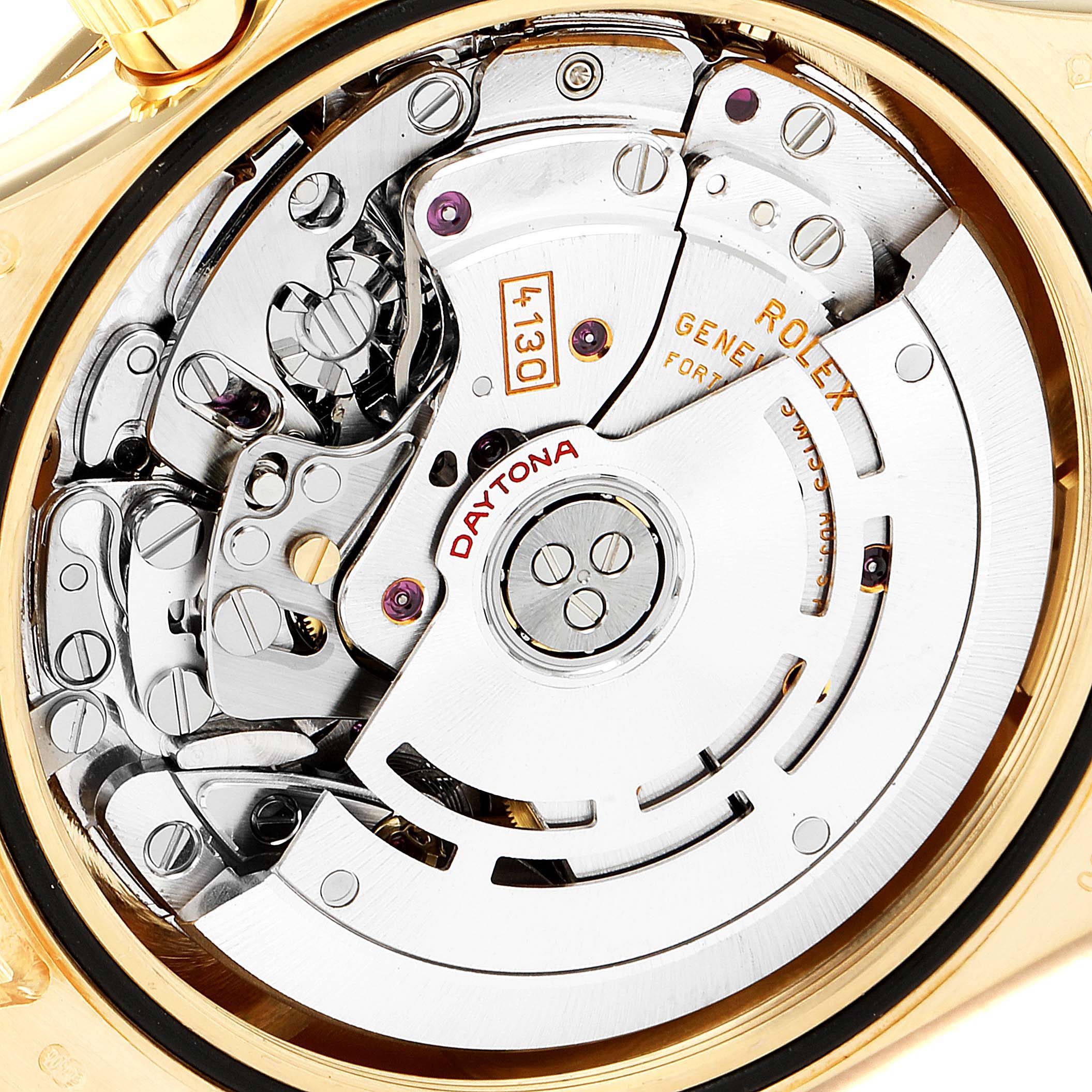 Rolex Daytona Champagne Dial Yellow Gold Chronograph Mens Watch 116528