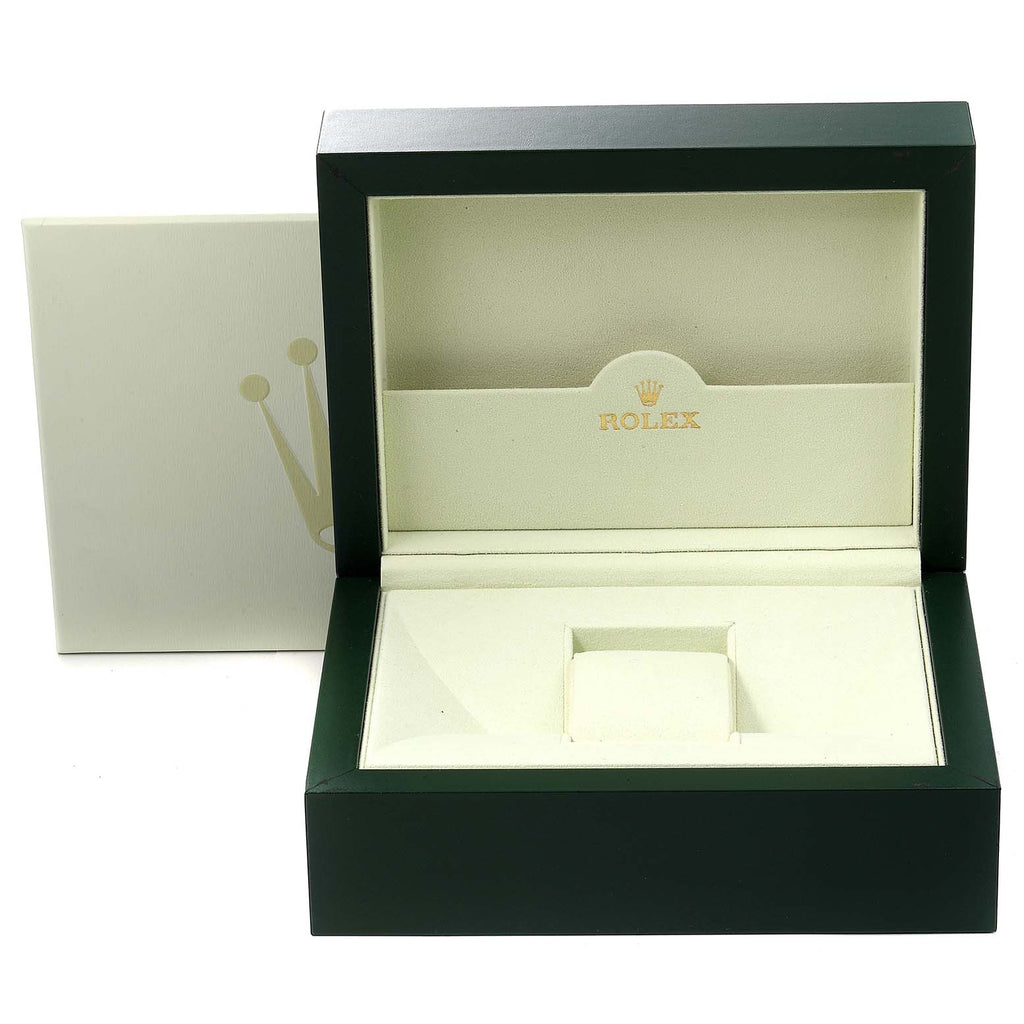 Rolex Daytona Steel 18k Yellow Gold Slate Dial Mens Watch 116523