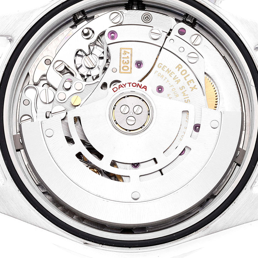 Rolex Daytona Steel White Dial Chronograph Mens Watch 116520 Box Card