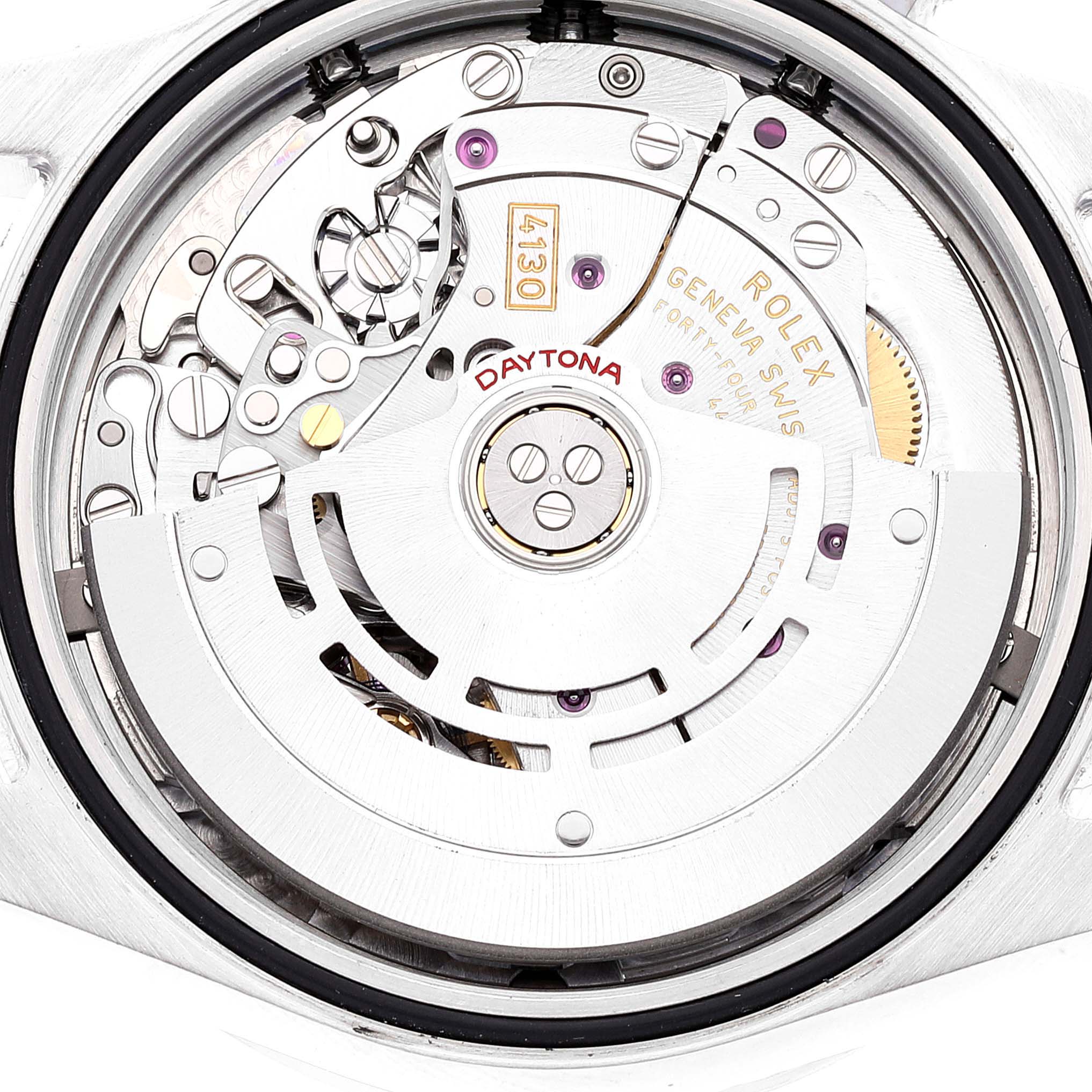 Rolex Daytona Steel White Dial Chronograph Mens Watch 116520 Box Card