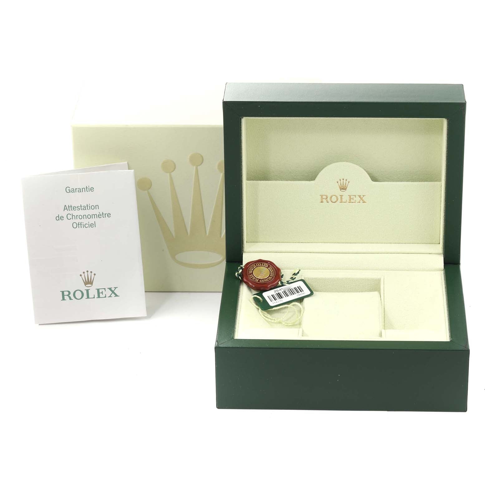 Rolex Daytona Steel White Dial Chronograph Mens Watch 116520 Box Papers