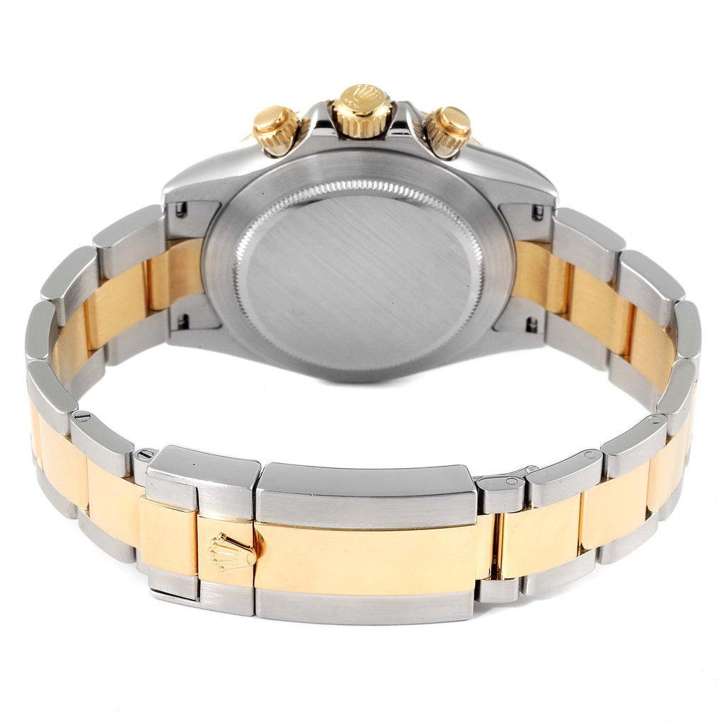 Rolex Daytona Steel Yellow Gold Diamond Chronograph Watch 116523