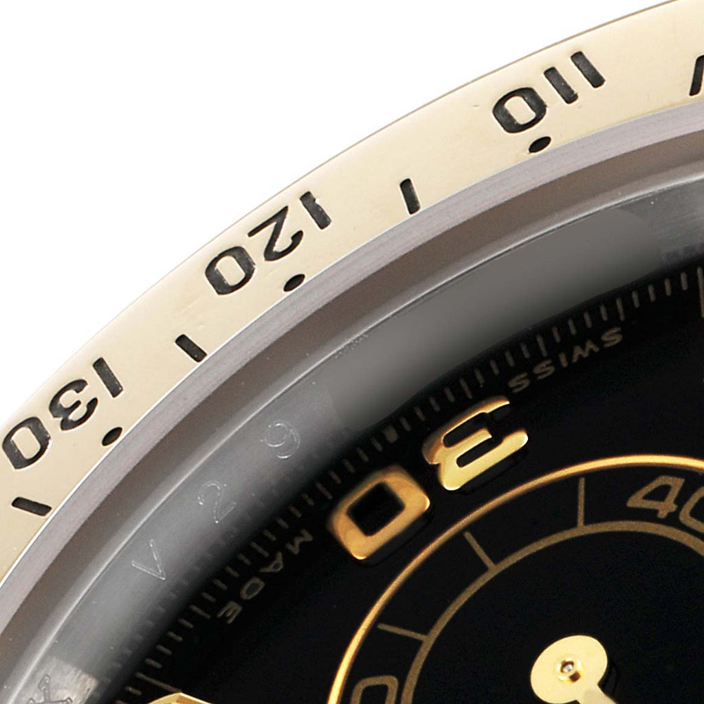 Rolex Daytona Steel Yellow Gold Diamond Chronograph Watch 116523
