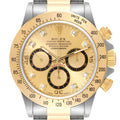 Rolex Daytona Steel Yellow Gold Inverted 6 Chronograph Mens Watch 16523