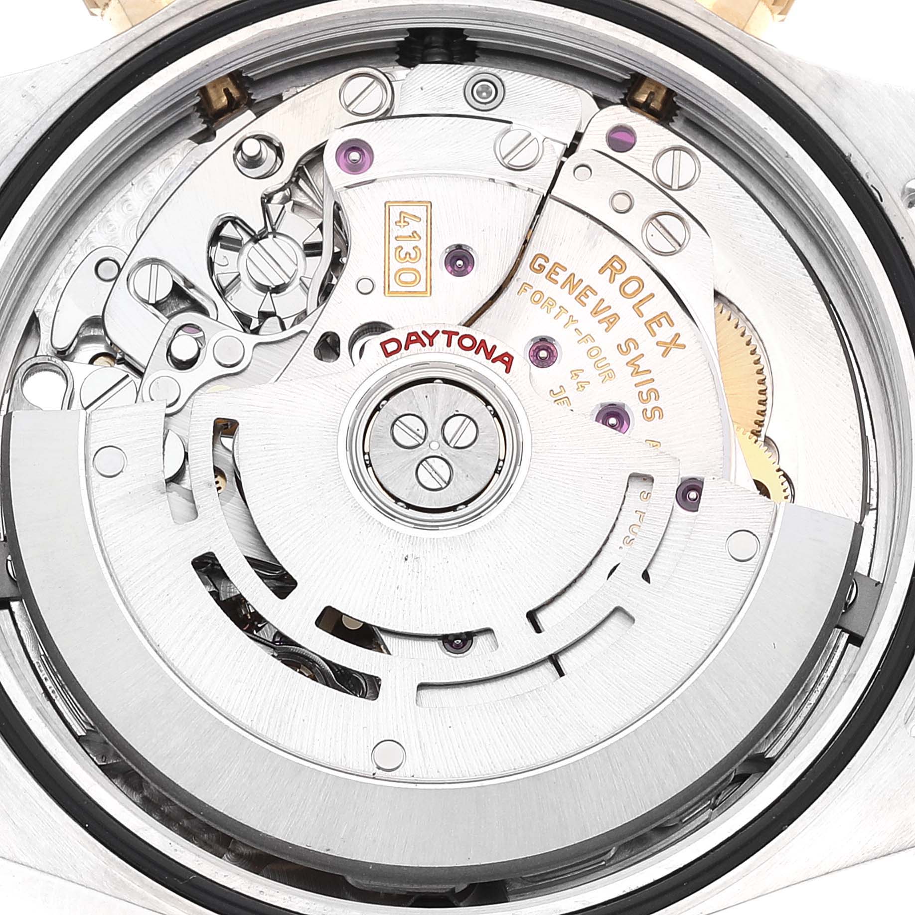 Rolex Daytona Steel Yellow Gold Mother of Pearl Diamond Mens Watch 116523 Box Card