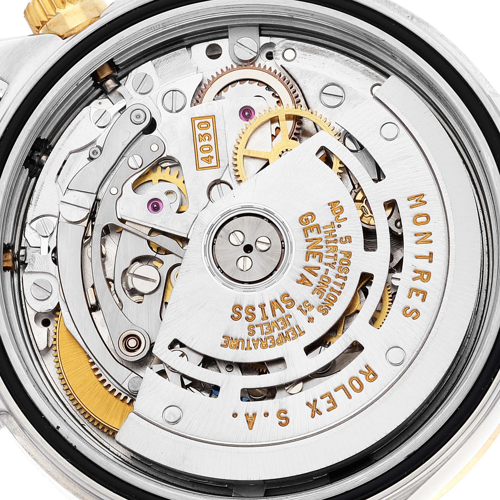 Rolex Daytona Steel Yellow Gold White Dial Zenith Movement Mens Watch 16523