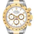 Rolex Daytona Steel Yellow Gold White Dial Zenith Movement Mens Watch 16523