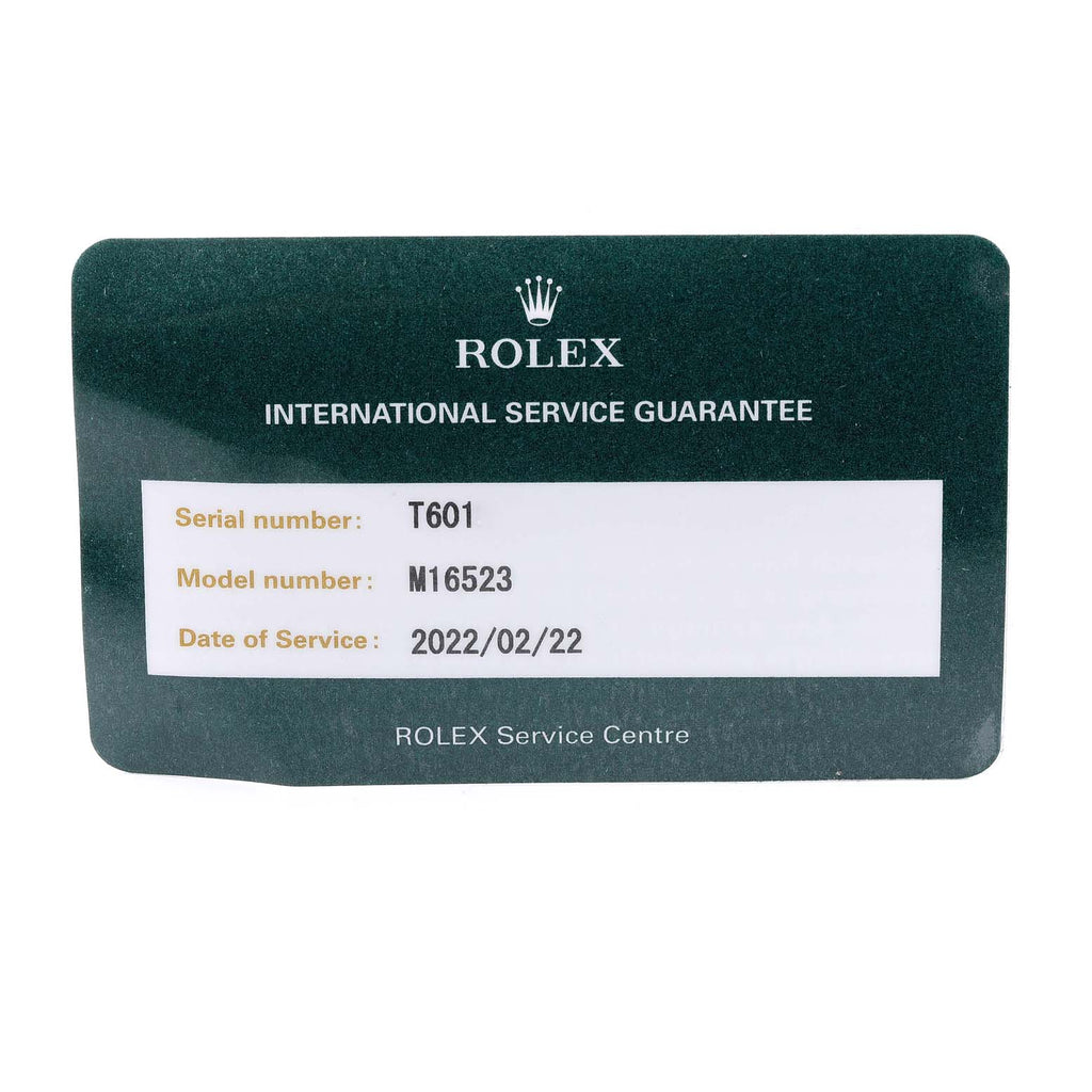 Rolex Daytona Steel Yellow Gold White Diamond Dial Mens Watch 16523