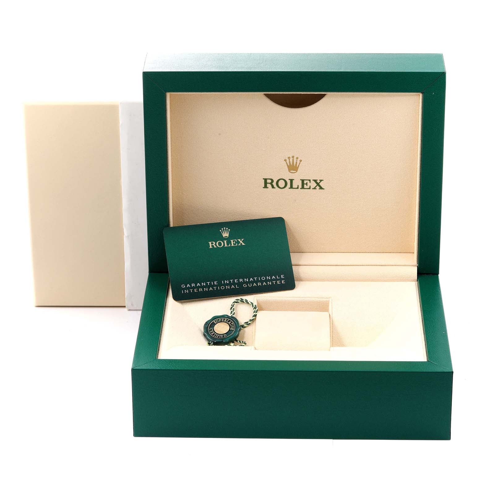 Rolex Daytona White Gold  Grey Dial  Rubber Strap Mens Watch 116519 Unworn