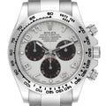 Rolex Daytona White Gold Silver Dial Mens Watch 116509 Box Card + ADD ONE LINK IN THE BOX