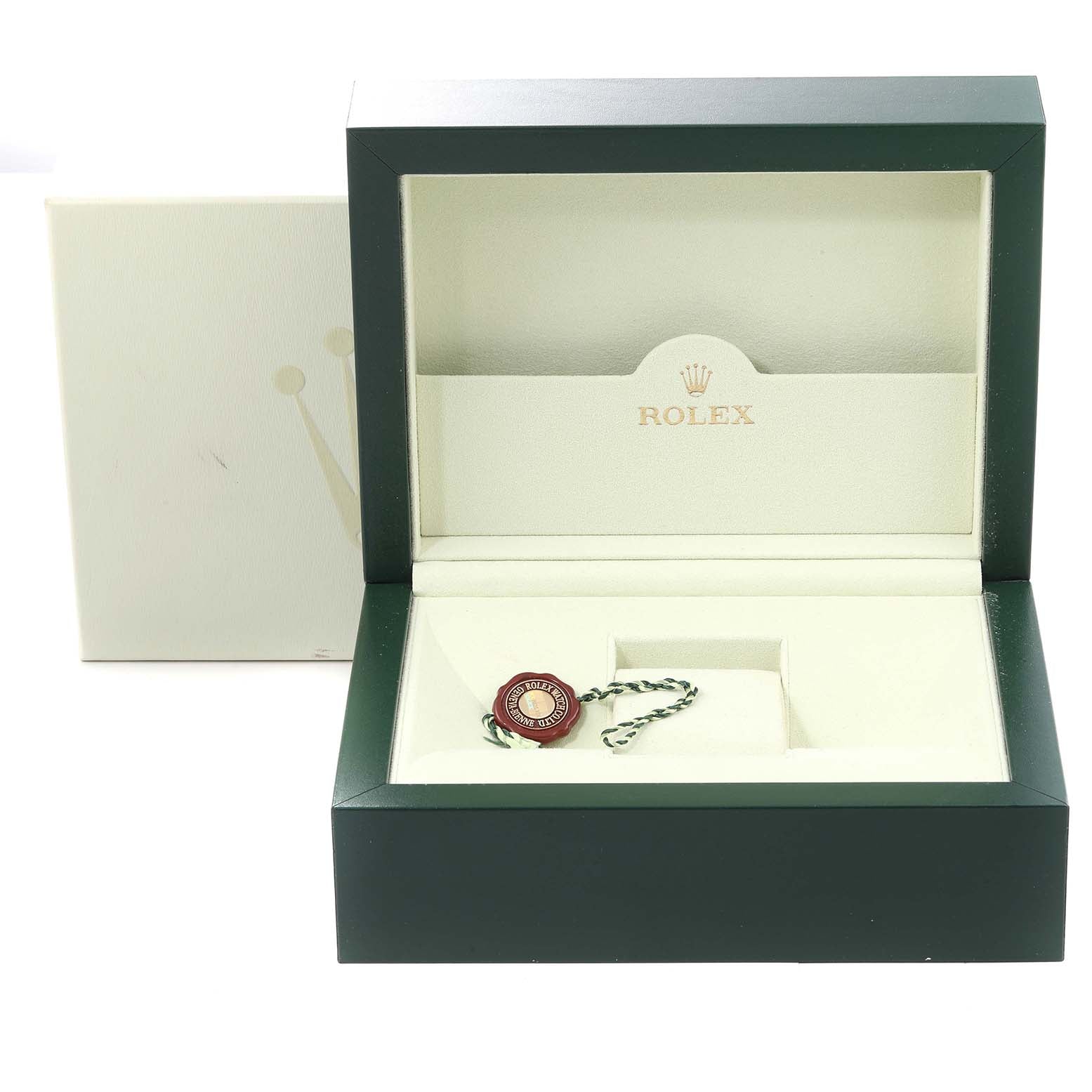 Rolex Daytona White Gold Silver Racing Dial Mens Watch 116509