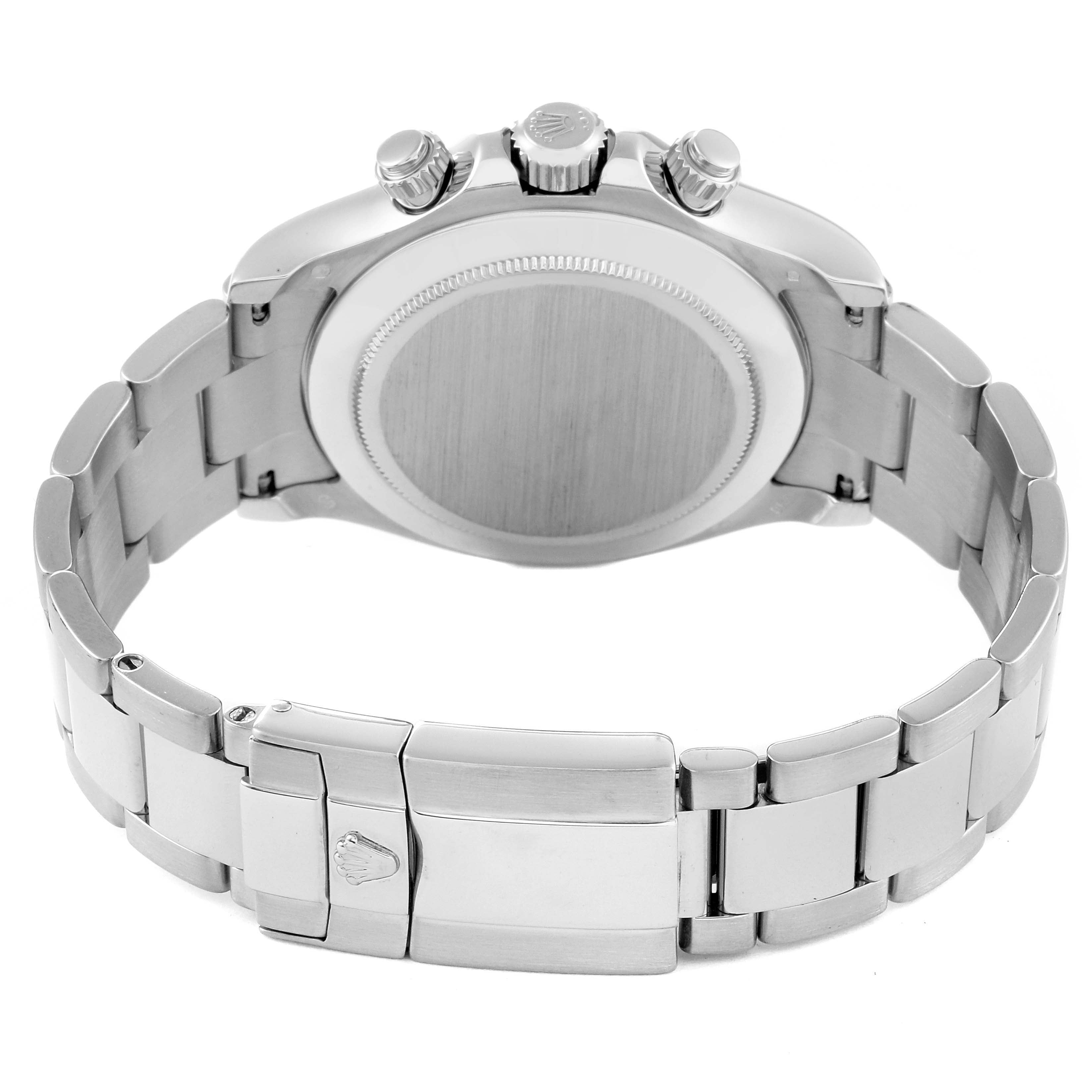 Rolex Daytona White Gold Silver Racing Dial Mens Watch 116509