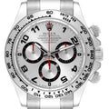 Rolex Daytona White Gold Silver Racing Dial Mens Watch 116509 Box Card