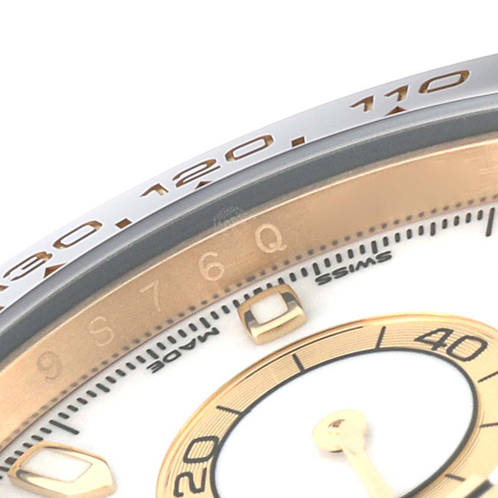 Rolex Daytona Yellow Gold Ceramic Bezel Rubber Strap Watch 116518