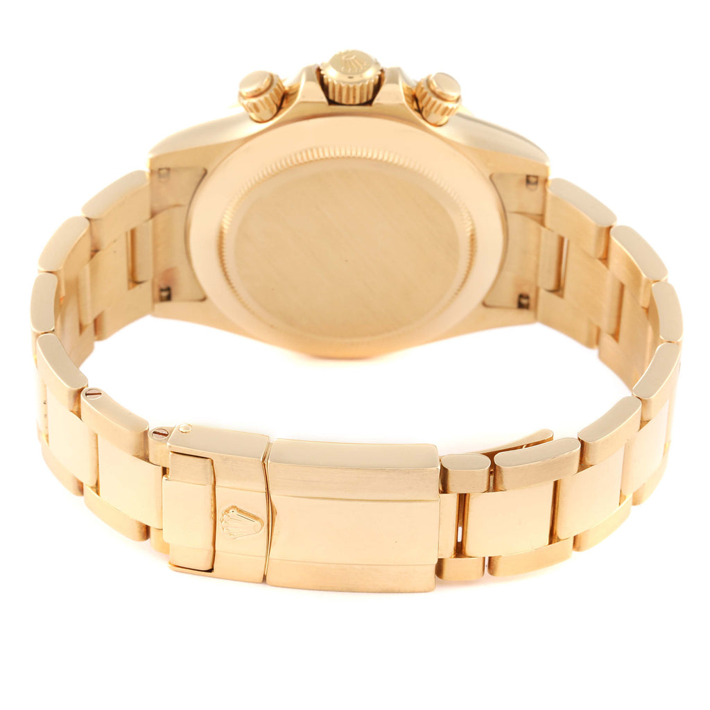 Rolex Daytona Yellow Gold Champagne Dial Mens Watch 116528