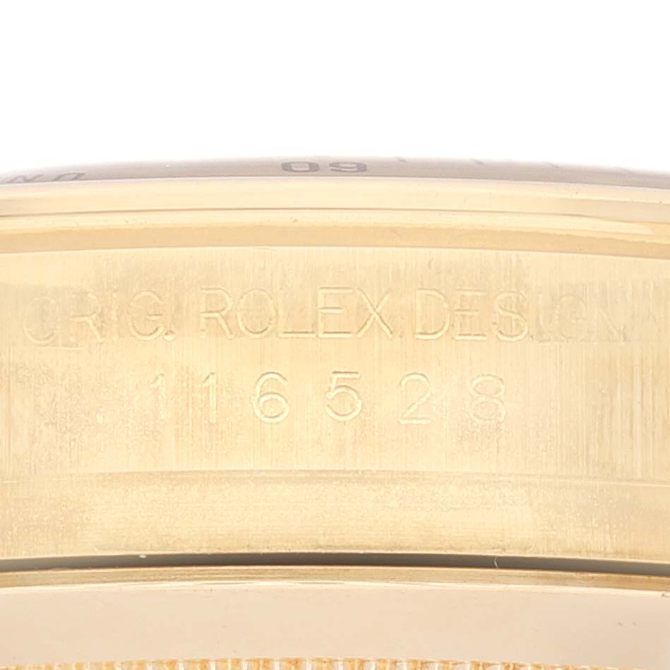 Rolex Daytona Yellow Gold Champagne Dial Mens Watch 116528