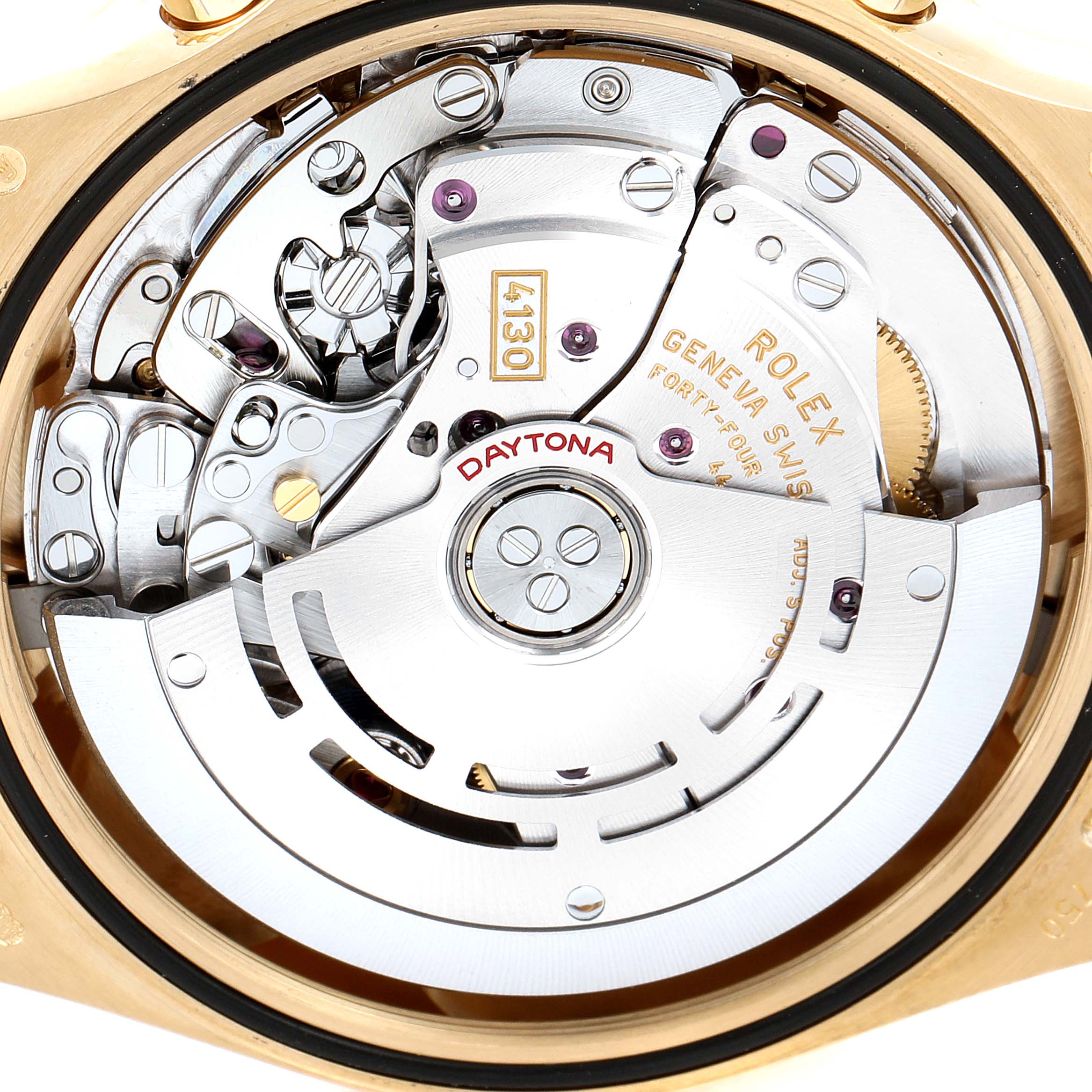 Rolex Daytona Yellow Gold MOP Diamond Dial Mens Watch 116508 Box Card