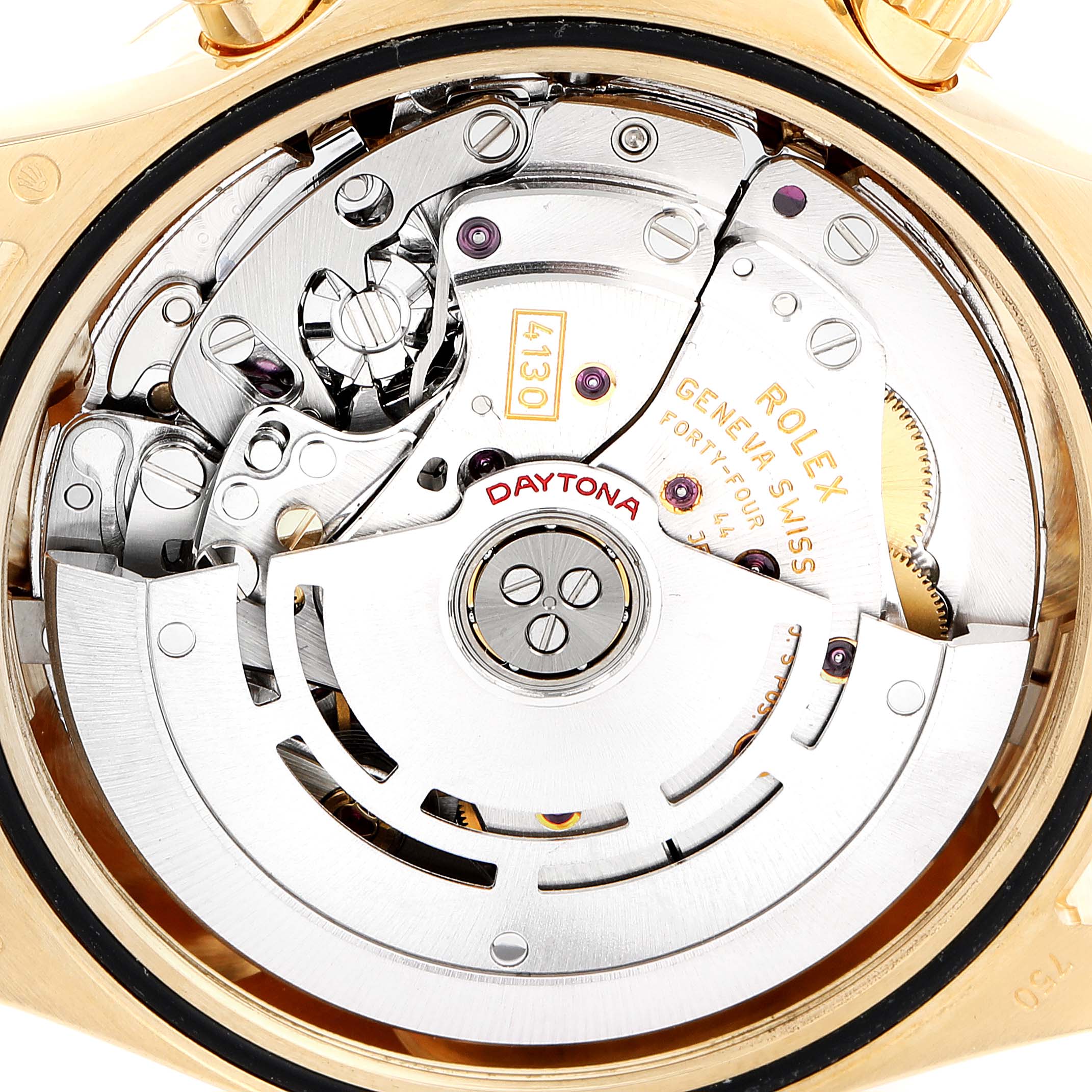 Rolex Daytona Yellow Gold Mother of Pearl Diamond Dial Mens Watch 116528 Box Card