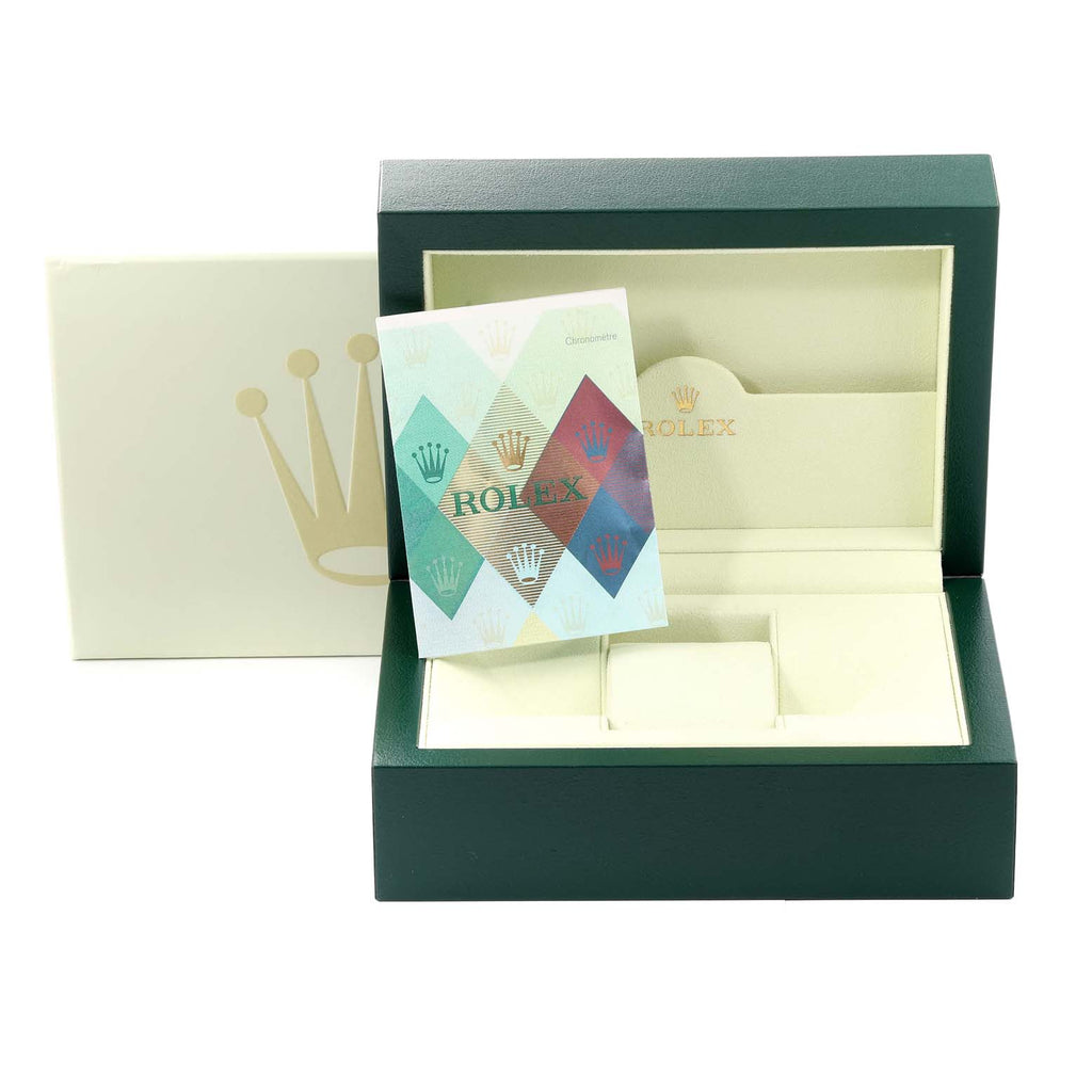 Rolex Daytona Yellow Gold Mother of Pearl Dial Mens Watch 116518 Box Papers