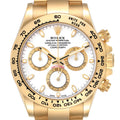 Rolex Daytona Yellow Gold White Dial Mens Watch 116508 Unworn