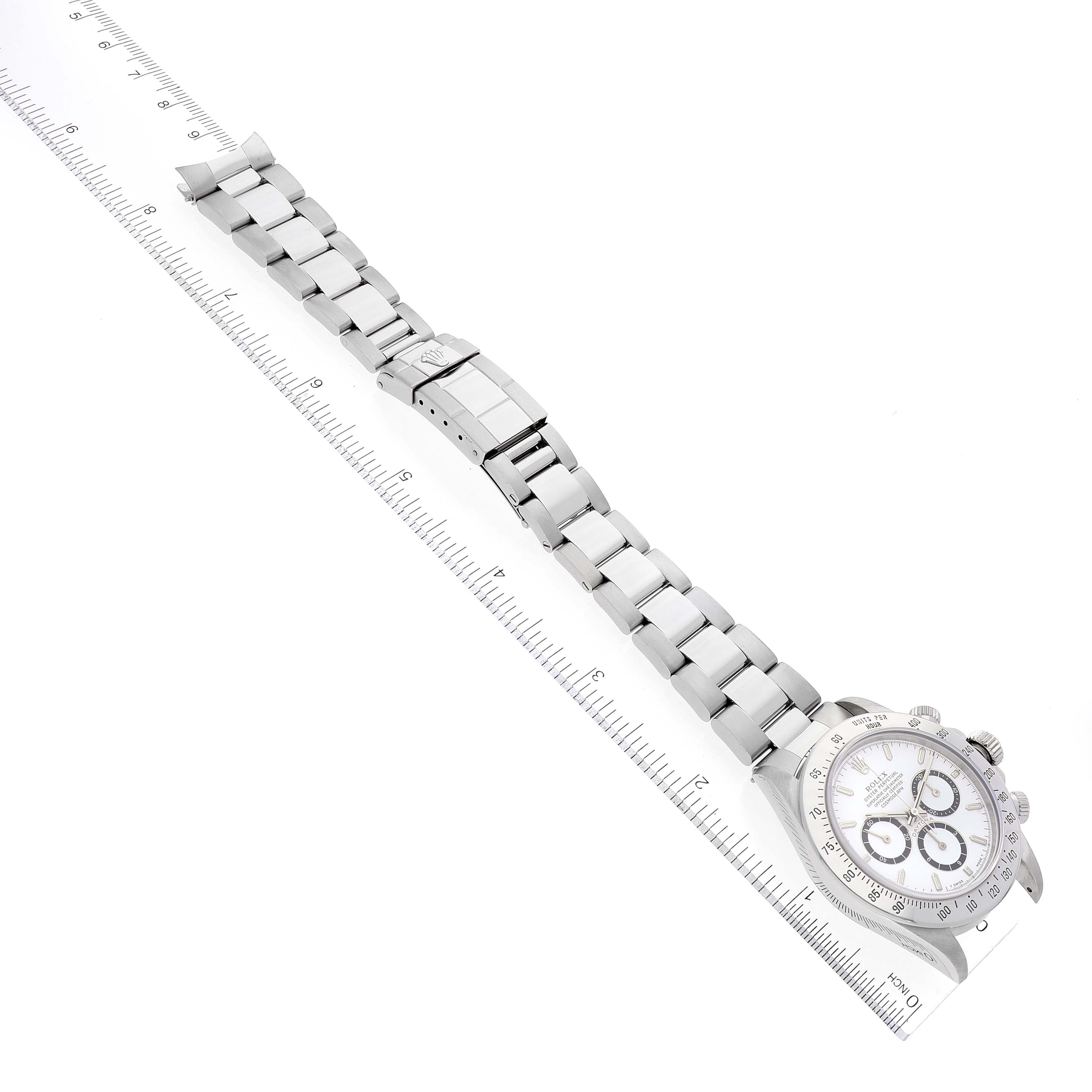 Rolex Daytona Zenith Movement Inverted 6 Watch 16520 Box Papers