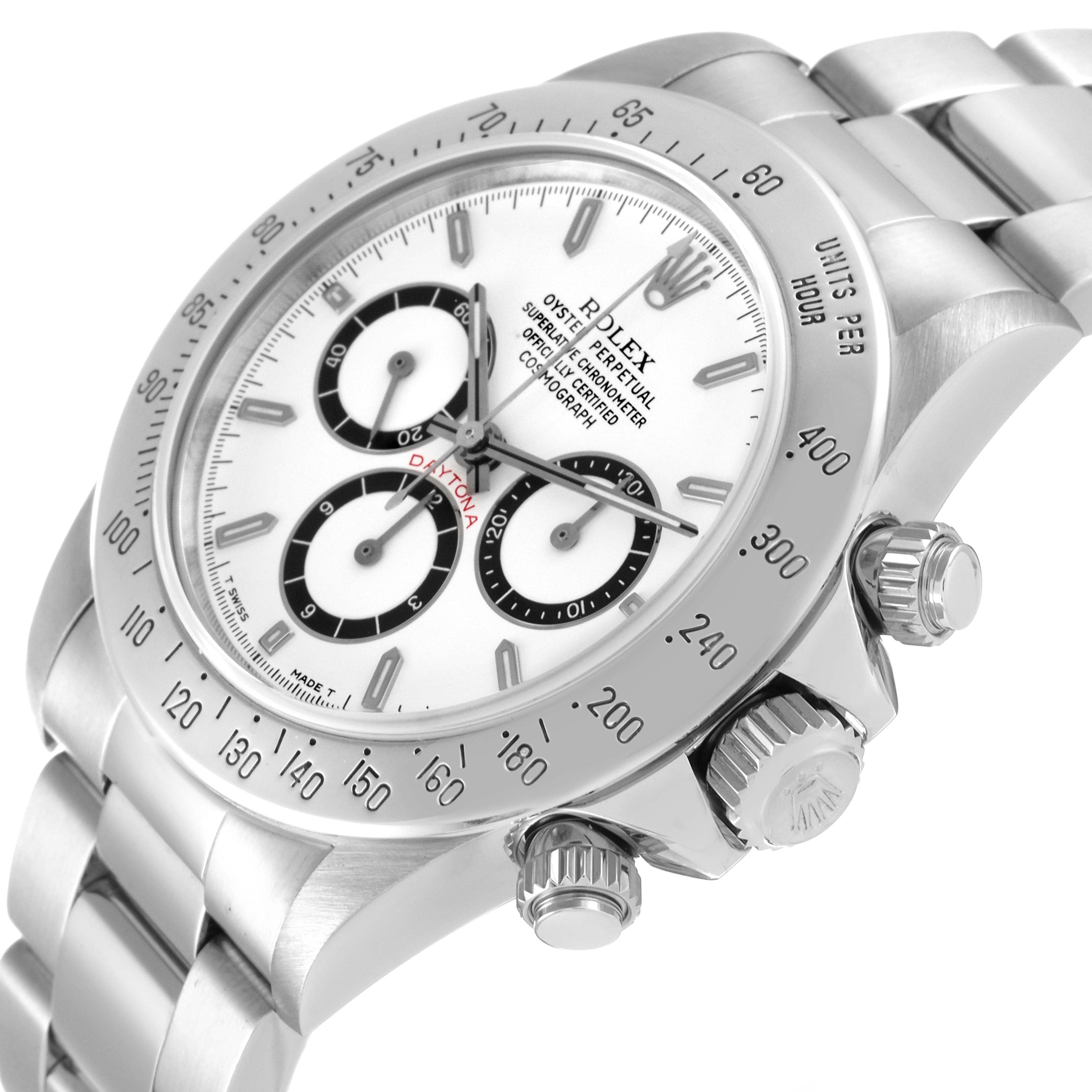 Rolex Daytona Zenith Movement Inverted 6 Watch 16520 Box Papers