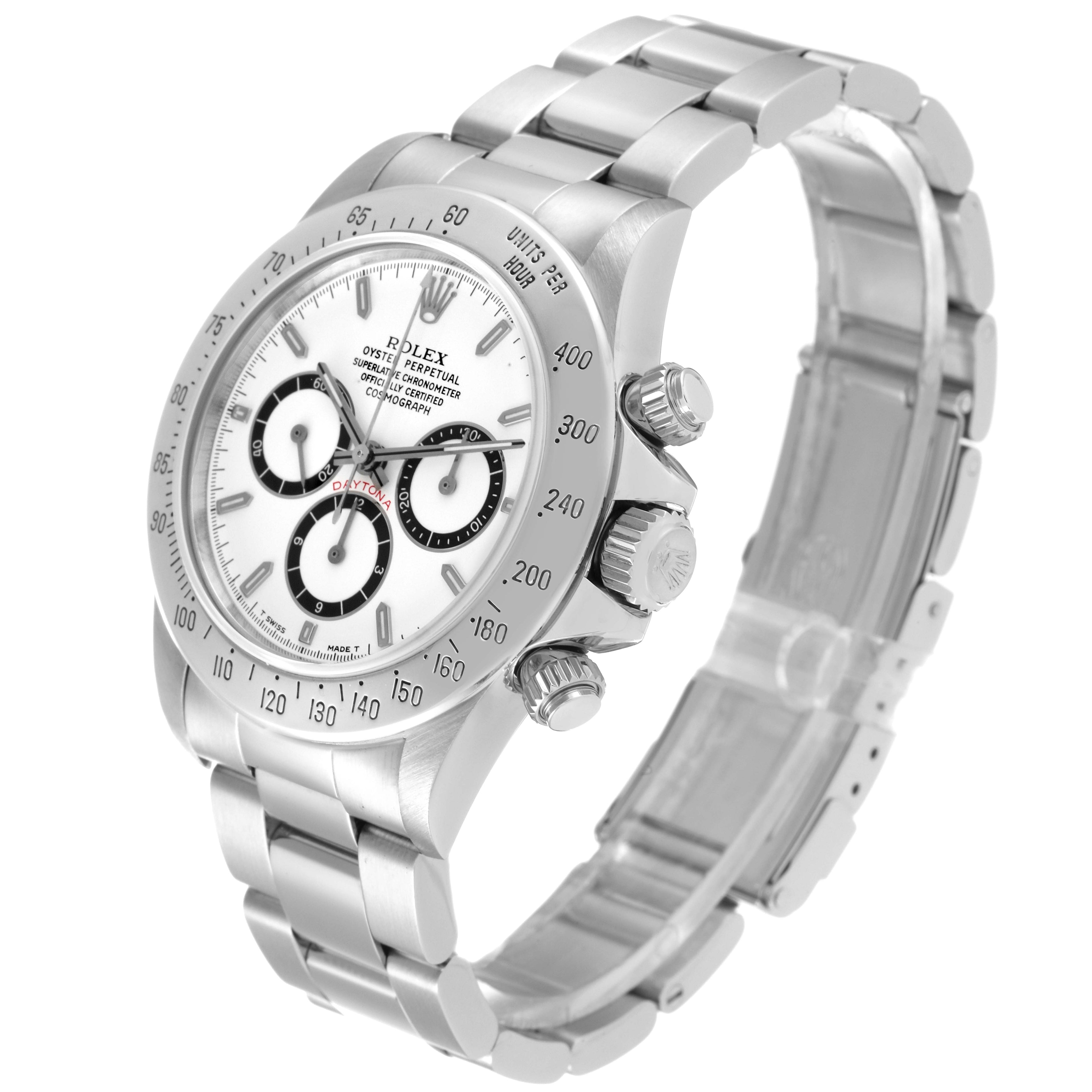 Rolex Daytona Zenith Movement Inverted 6 Watch 16520 Box Papers