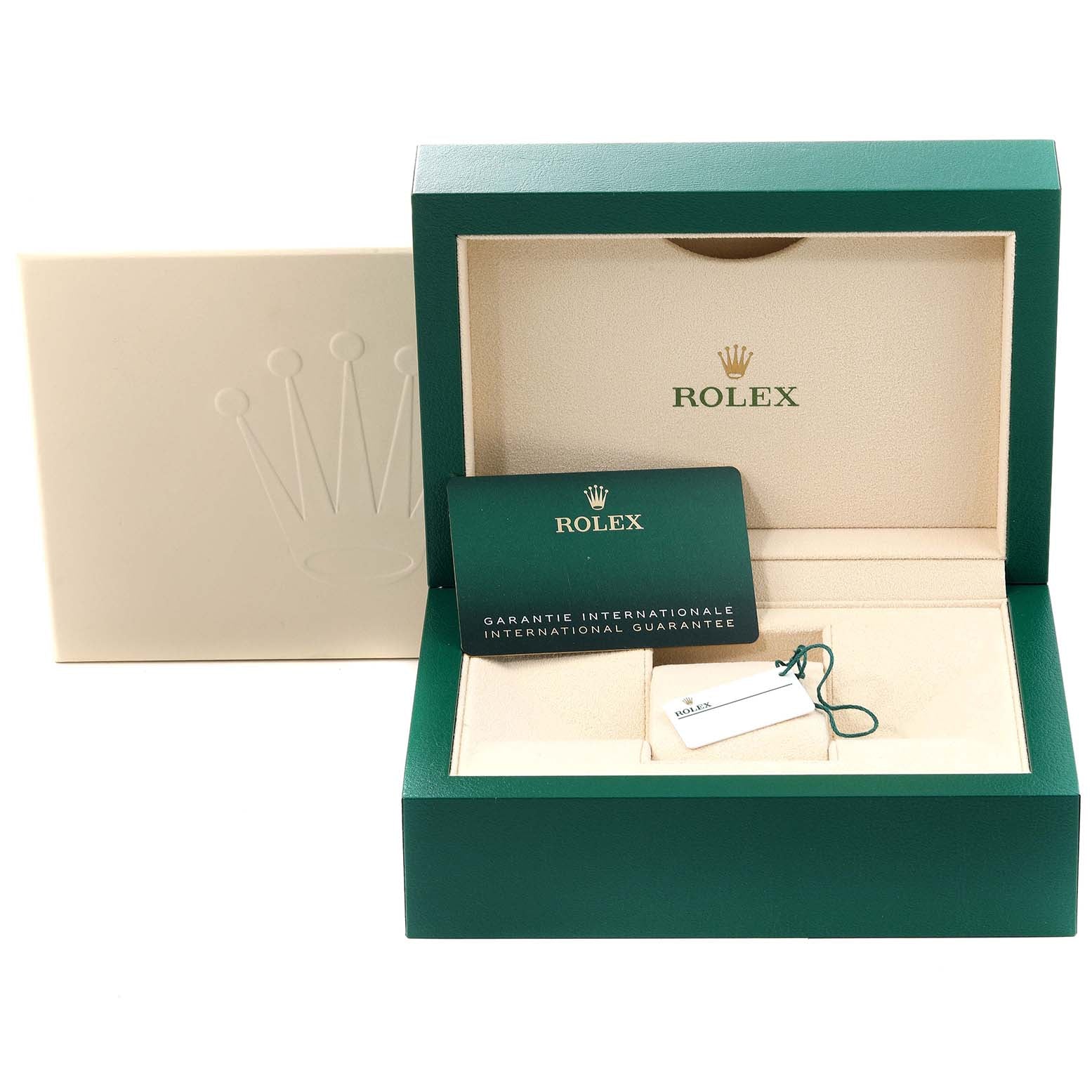 Rolex Explorer I 36mm Black Dial Stainless Steel Mens Watch 124270 Box Card