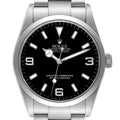 Rolex Explorer I Black Dial Stainless Steel Mens Watch 114270 Box Papers