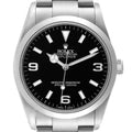 Rolex Explorer I Black Dial Stainless Steel Mens Watch 114270 Unworn NOS
