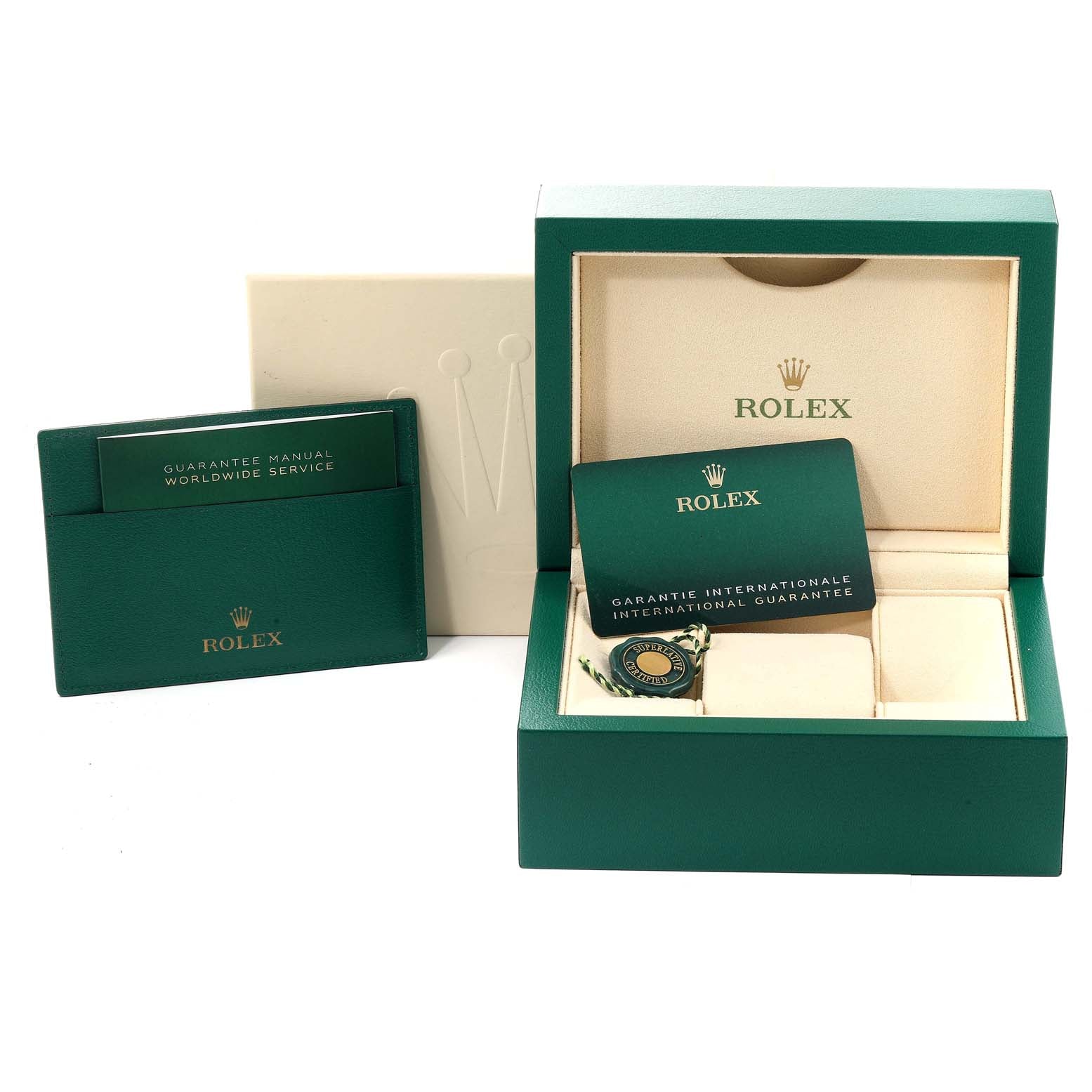 Rolex Explorer I Black Dial Stainless Steel Mens Watch 124270 Box Card
