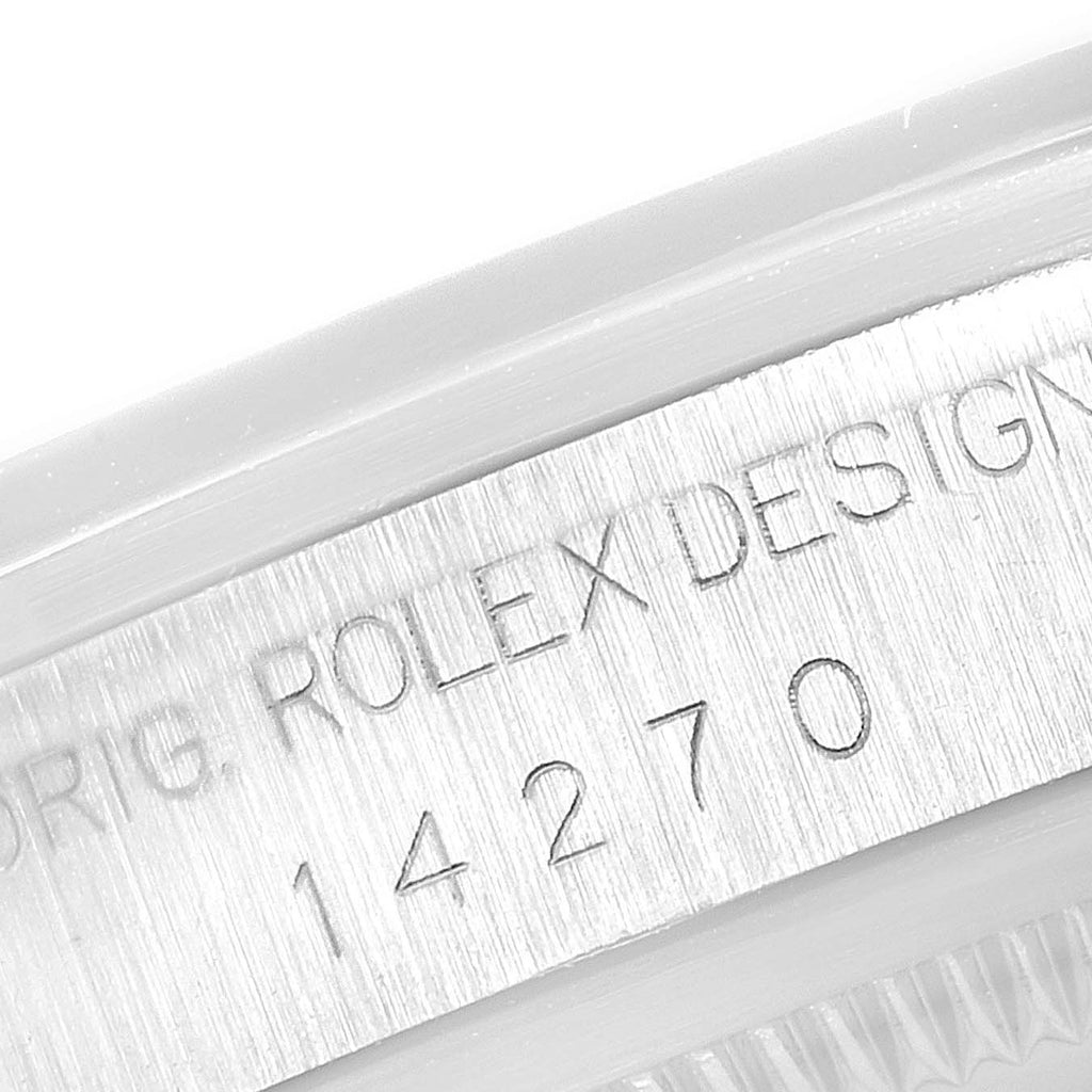 Rolex Explorer I Black Dial Stainless Steel Mens Watch 14270