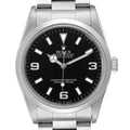 Rolex Explorer I Black Dial Stainless Steel Mens Watch 14270