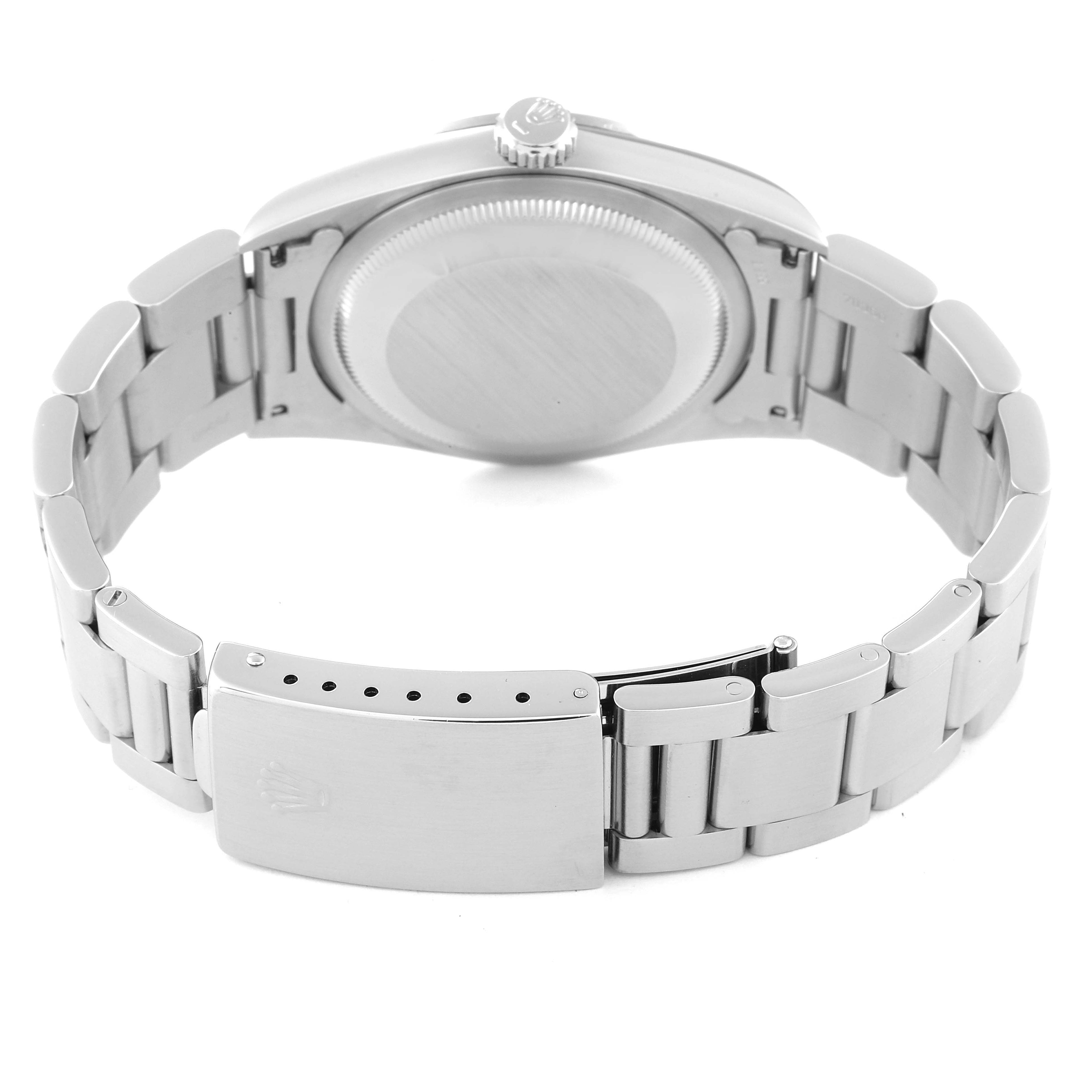 Rolex Explorer I Black Dial Stainless Steel Mens Watch 14270 Box Papers