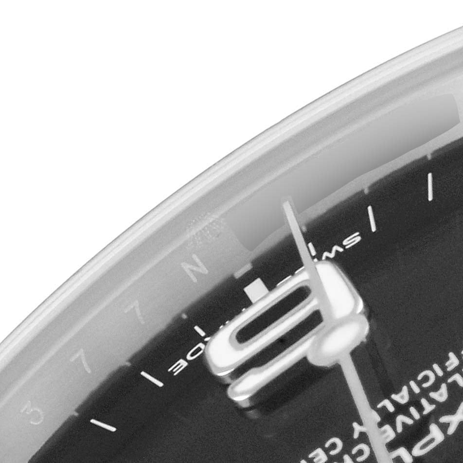 Rolex Explorer I Luminescent Arabic Numerals Steel Mens Watch 214270 Box Card