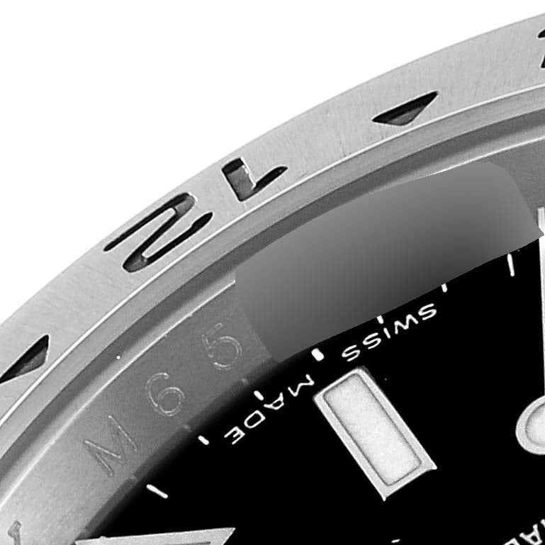 Rolex Explorer II 40mm Black Dial Parachrom Hairspring Mens Watch 16570