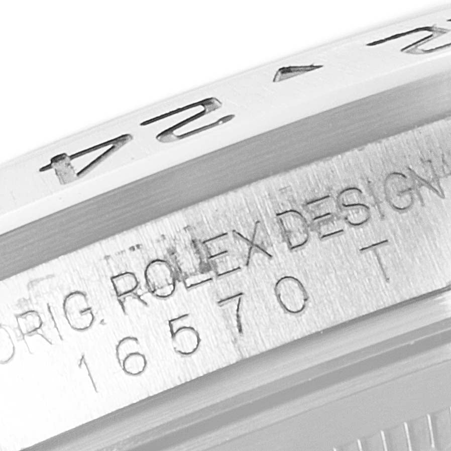 Rolex Explorer II White Polar Dial Parachrom Hairspring Steel Mens Watch 16570 Box Card