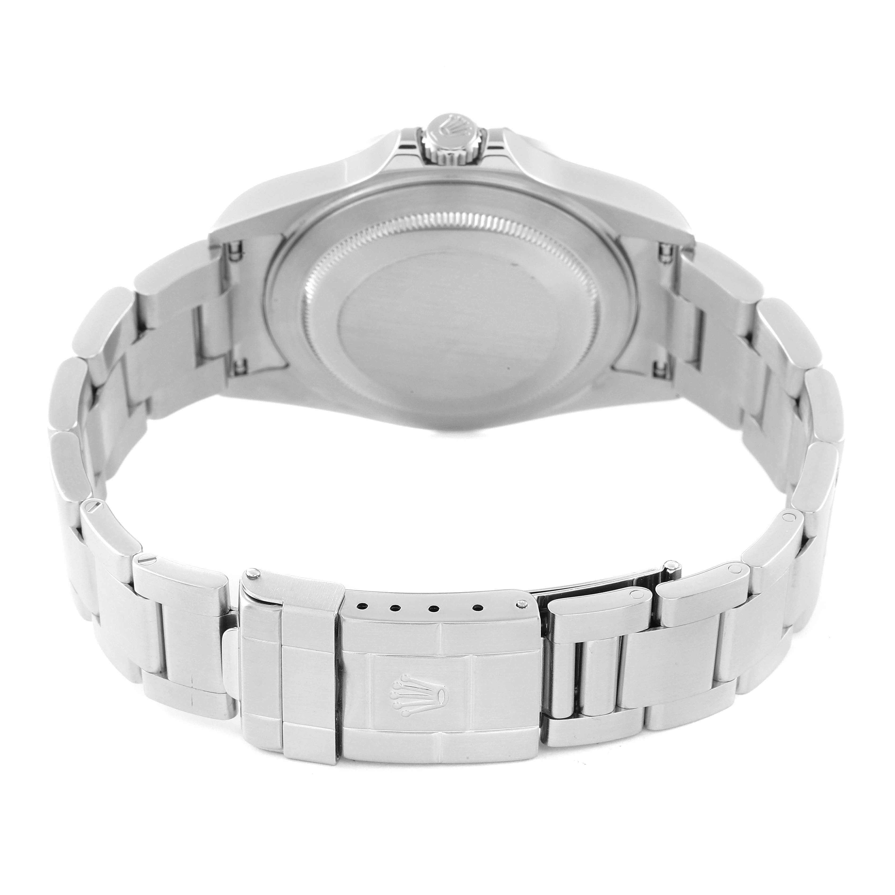 Rolex Explorer II 40mm White Dial Parachrom Hairspring Watch 16570 Box Card