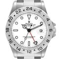 Rolex Explorer II 40mm Polar White Dial Automatic Watch 16570 Box Papers