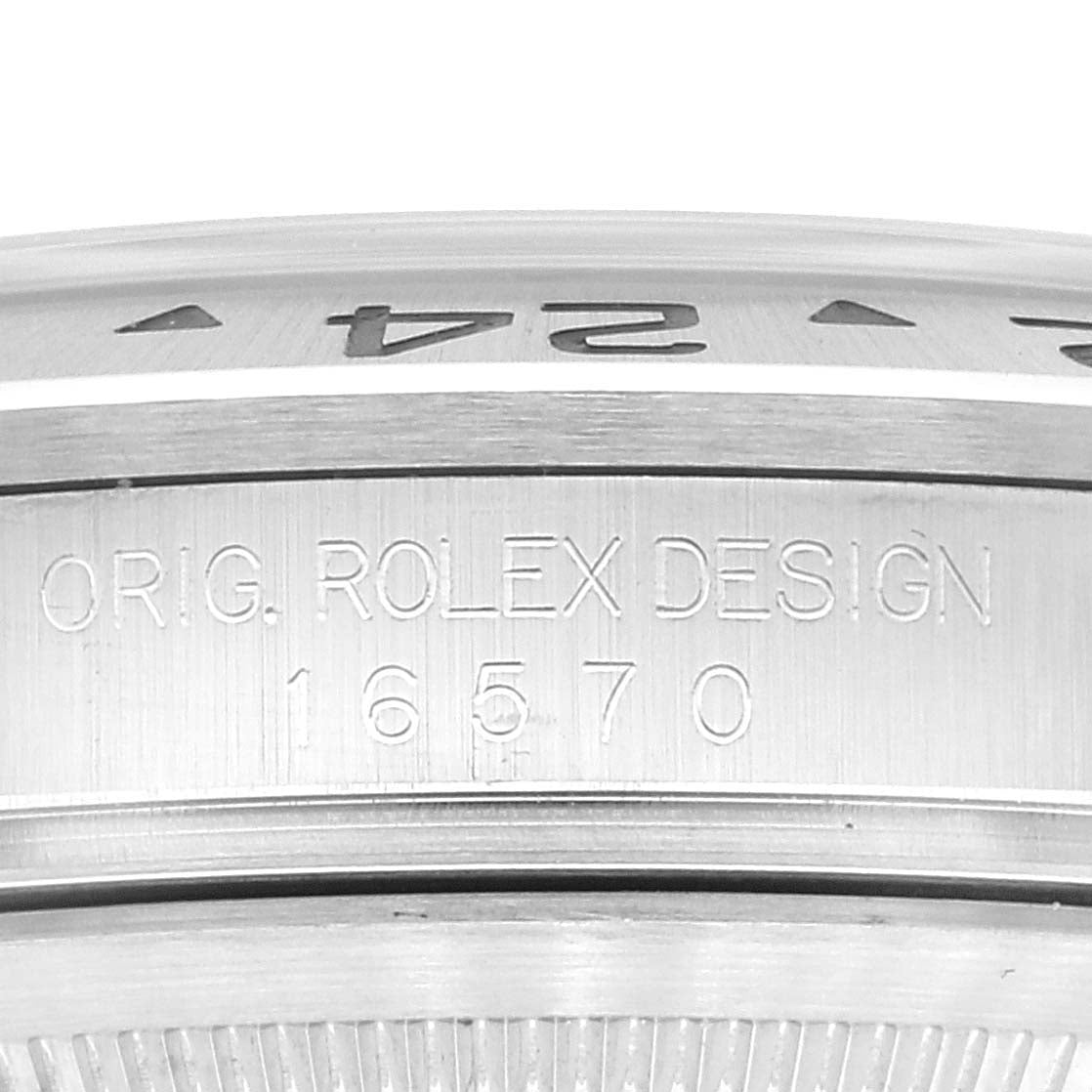Rolex Explorer II 40mm Polar White Dial Automatic Watch 16570 Box Papers