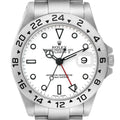 Rolex Explorer II White Polar Dial Steel Mens Watch 16570 Box Papers
