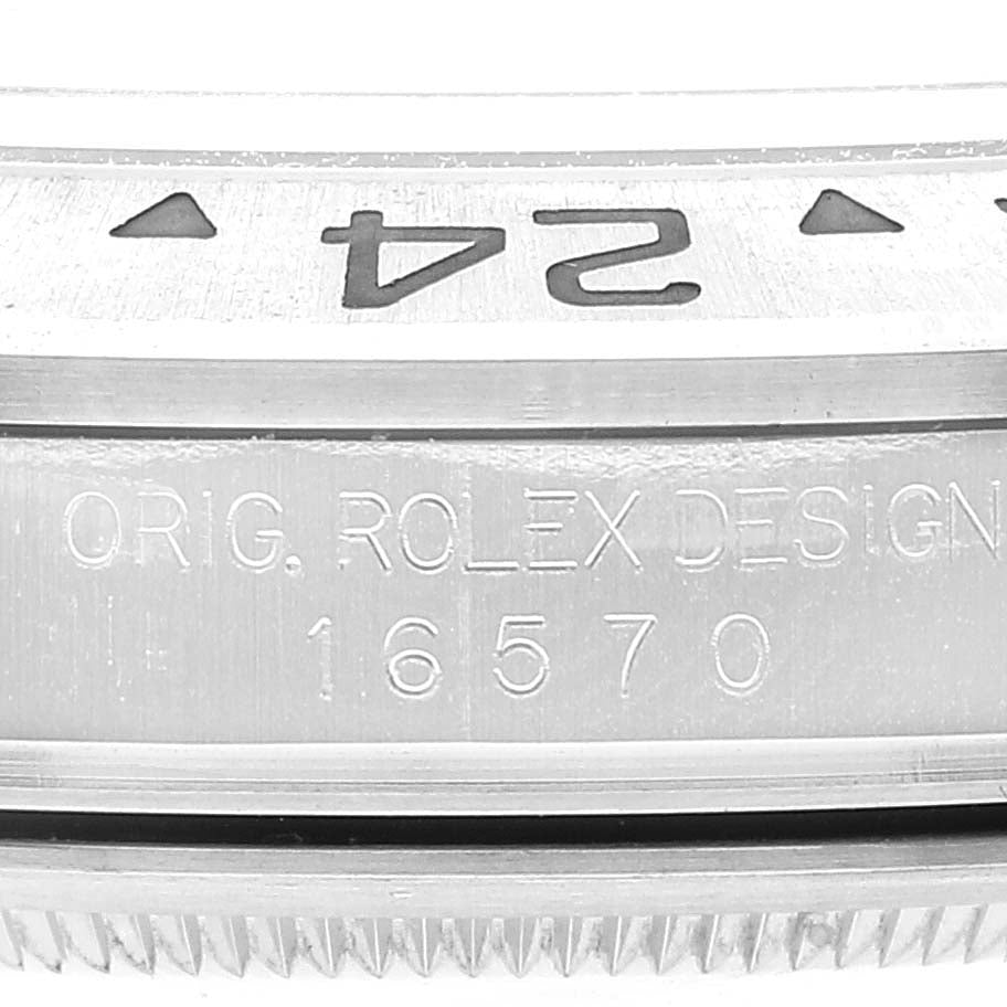 Rolex Explorer II White Polar Dial Steel Mens Watch 16570 Box Papers
